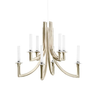 Kartell Khan Metal suspension lamp glossy bronze Buy on Shopdecor KARTELL collections